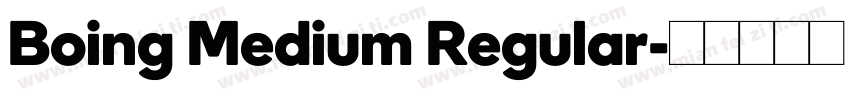 Boing Medium Regular字体转换